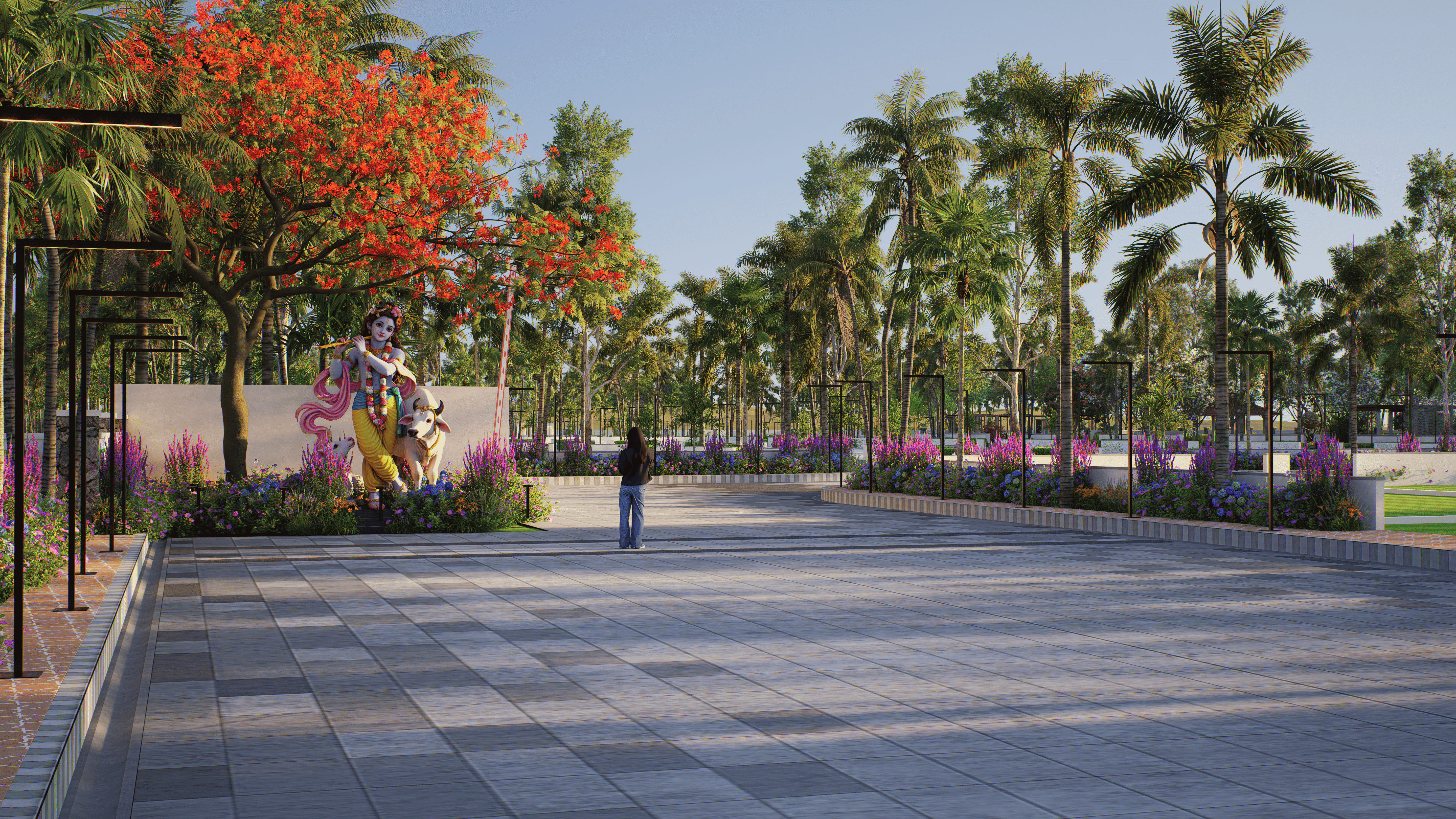 Shyamashish Celestia - Divine Entry Boulevard Angle (Ultra HD)